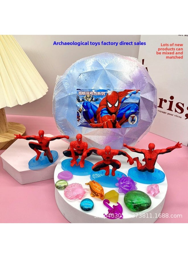 null - Archaeological Digging Toys Dinosaur Fossil Gem Children's Handmade Puzzle Stall Hand-made Digging Treasure Blind Box Wholesale-Color:Oversized Dig (no Tools) - Image 1