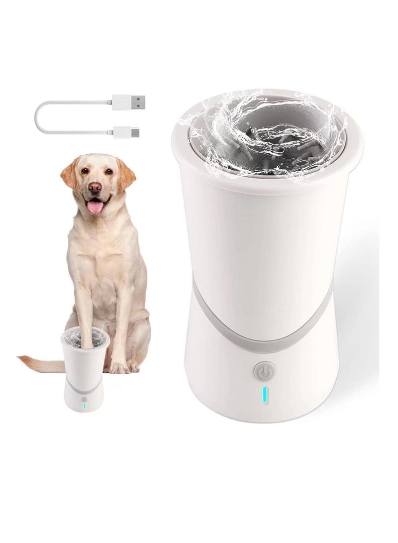 عام التلقائي سيليكون فرشاة الحيوانات الأليفة مخلب تنظيف كأس - شحن USB ، مخلب الطين المحمولة ، مصممة للكلاب الصغيرة والمتوسطة - Image 1