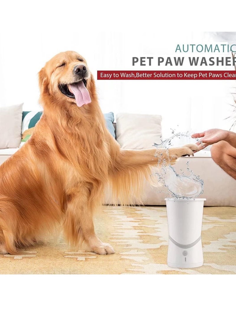 عام التلقائي سيليكون فرشاة الحيوانات الأليفة مخلب تنظيف كأس - شحن USB ، مخلب الطين المحمولة ، مصممة للكلاب الصغيرة والمتوسطة - Image 5