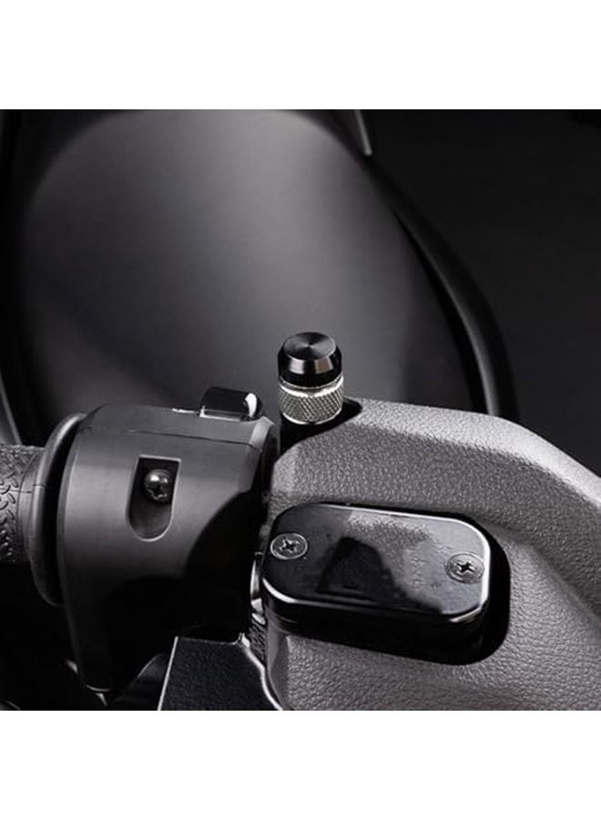 Black Motorcycle Rearview Hole Plugs Screws Bolts Replacement 10mm Aluminum - Image 5