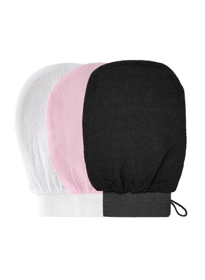Exfoliating Bath Mitt with Adjustable Drawstring, Reusable Skin Scrub Glove for Dead Skin Tan Removal Shower Spa - Image 5