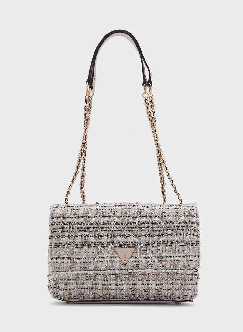 GUESS Cessily Convertible Flap Over Crossbody