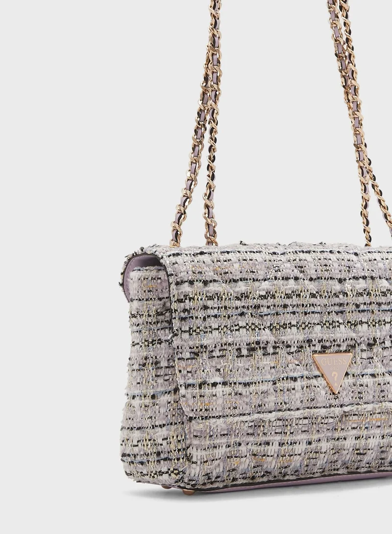 GUESS Cessily Convertible Flap Over Crossbody