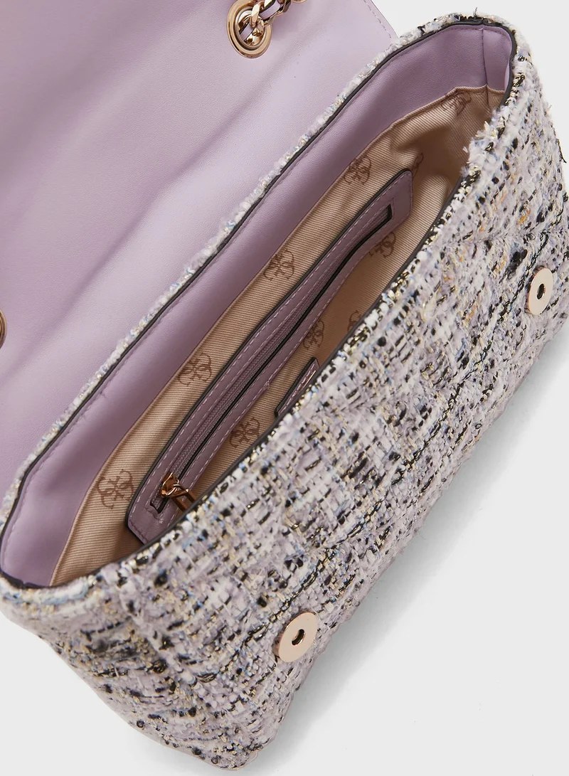 GUESS Cessily Convertible Flap Over Crossbody