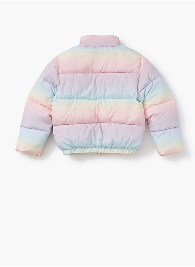 FOREVER 21 Rainbow Stripes Jacket  - Image 2