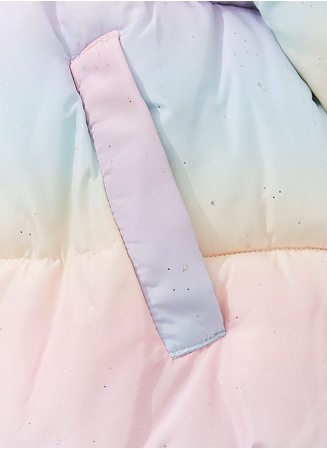 FOREVER 21 Rainbow Stripes Jacket  - Image 3
