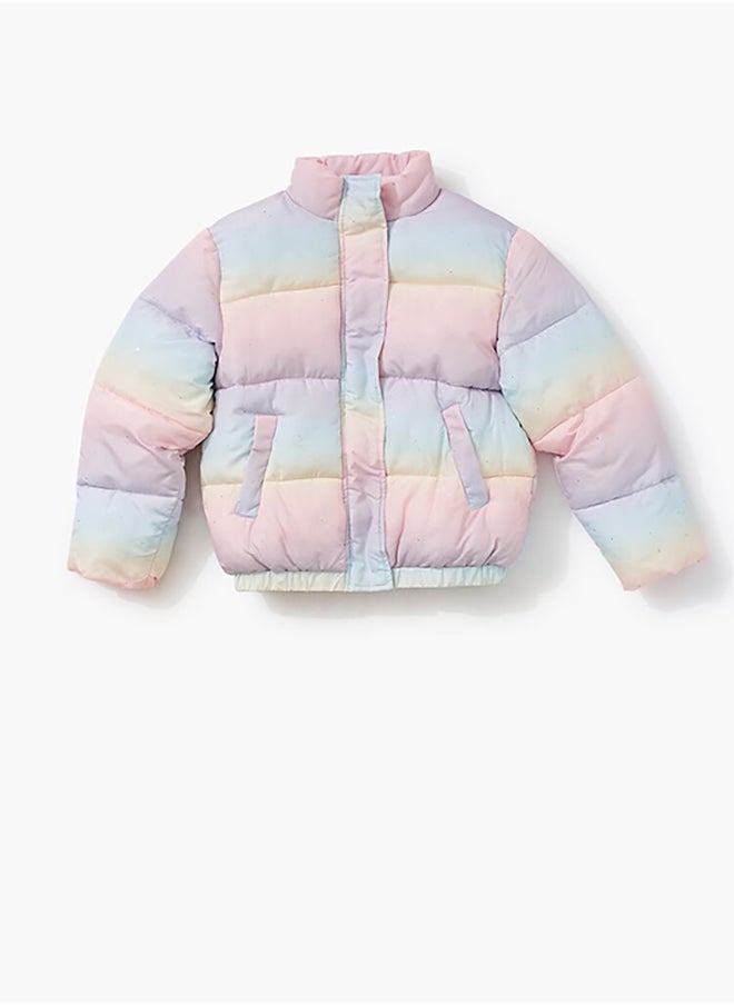 FOREVER 21 Rainbow Stripes Jacket  - Image 4