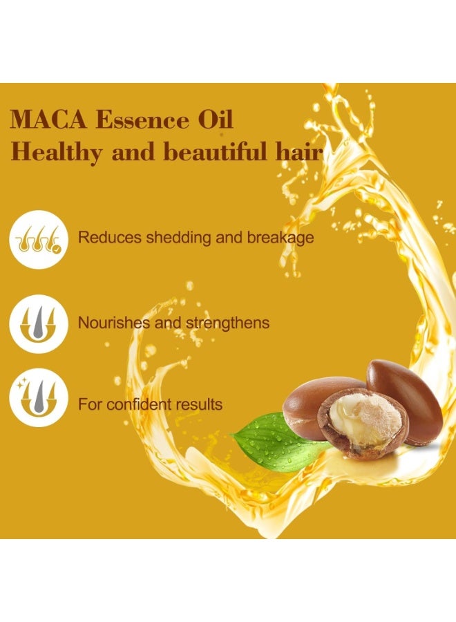 KASTWAVE Moroccan Argan Oil, for Hair Healing, Cold Pressed Weightless Argan Oil Hair Serum, Restores Manageability and Elasticity, Adds Shine and Gloss, for Dry Damaged Hair (50ml) - Image 3