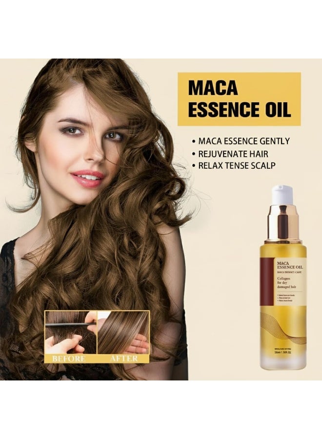 KASTWAVE Moroccan Argan Oil, for Hair Healing, Cold Pressed Weightless Argan Oil Hair Serum, Restores Manageability and Elasticity, Adds Shine and Gloss, for Dry Damaged Hair (50ml) - Image 5