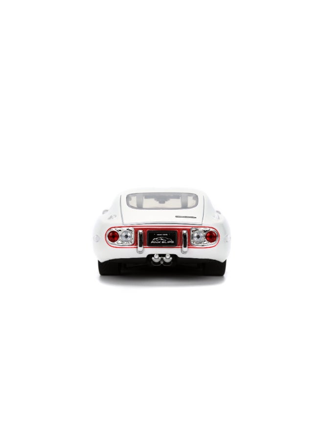 JADA Pink Slips 1:24 - 67 Toyota 2000 GT, Die-Cast Car with Base, Toys for Kids and Adults - Image 3