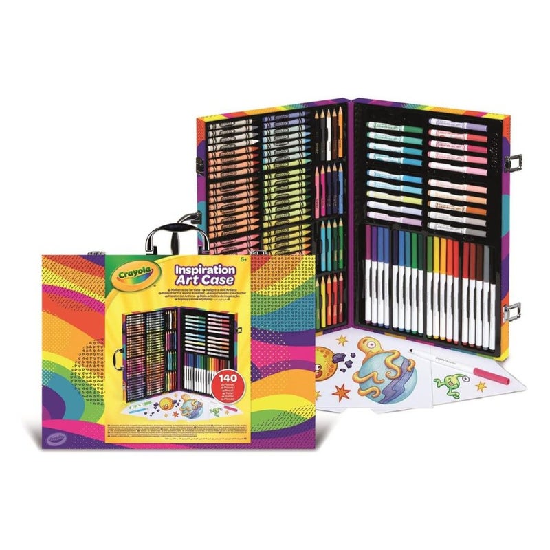Crayola - Inspiration Art Case - Multicolor | Art Case is the ultimate creative toolkit for artists of all ages | Perfect for aspiring artists, this art case is designed to inspire creativity and make it easy to create stunning masterpieces. Whether you're at home or on the go, | ideal for ages 4+ up - Image 4