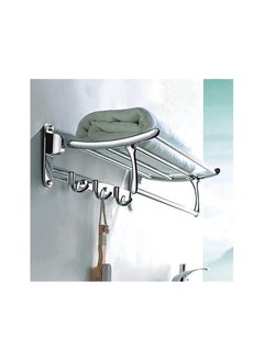 plantex Plantex High Grade Stainless Steel Folding Towel Rack for Bathroom  - Image 1