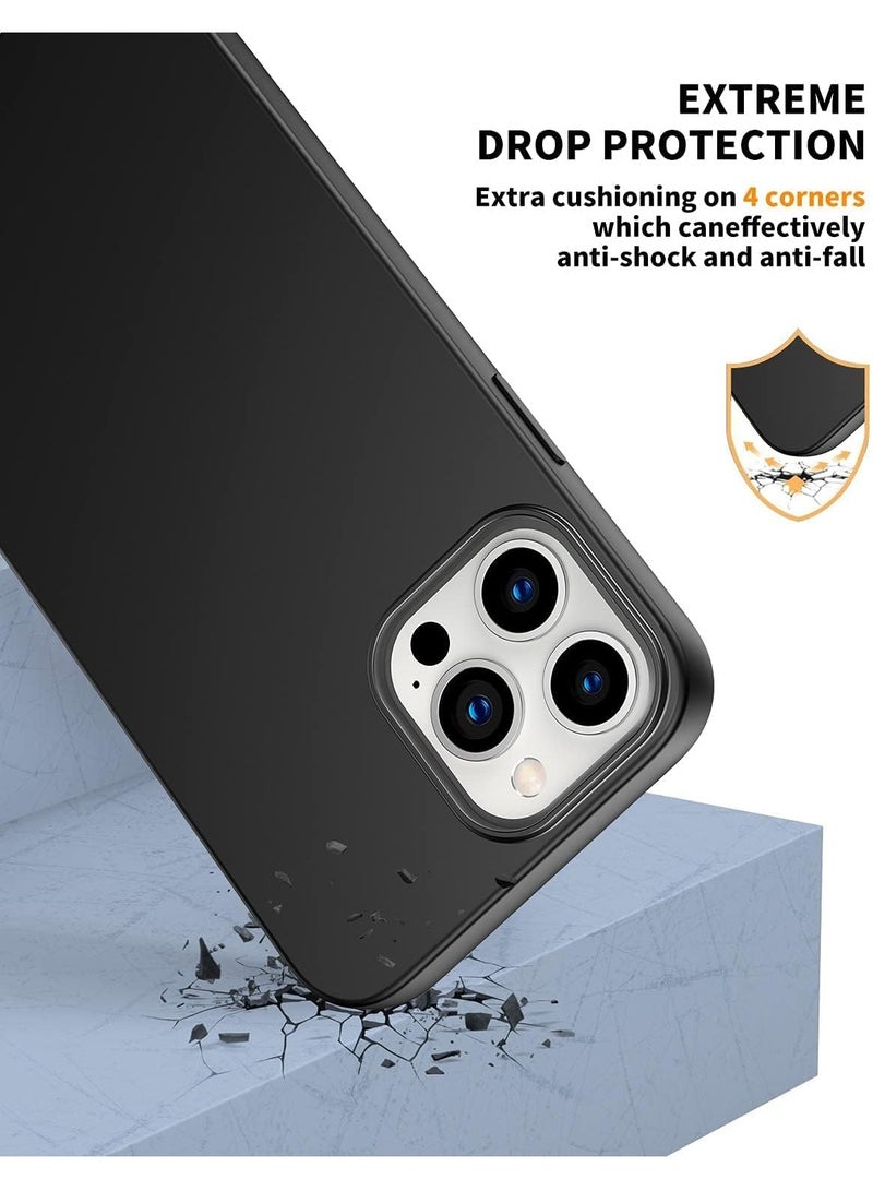 MIGOFAST Designed for iPhone 16 Pro Case Silicone Ultra Slim Shockproof Phone Case with Soft Anti-Scratch Microfiber Lining Enhanced Camera Protection Phone Case for 16 Pro - Image 2