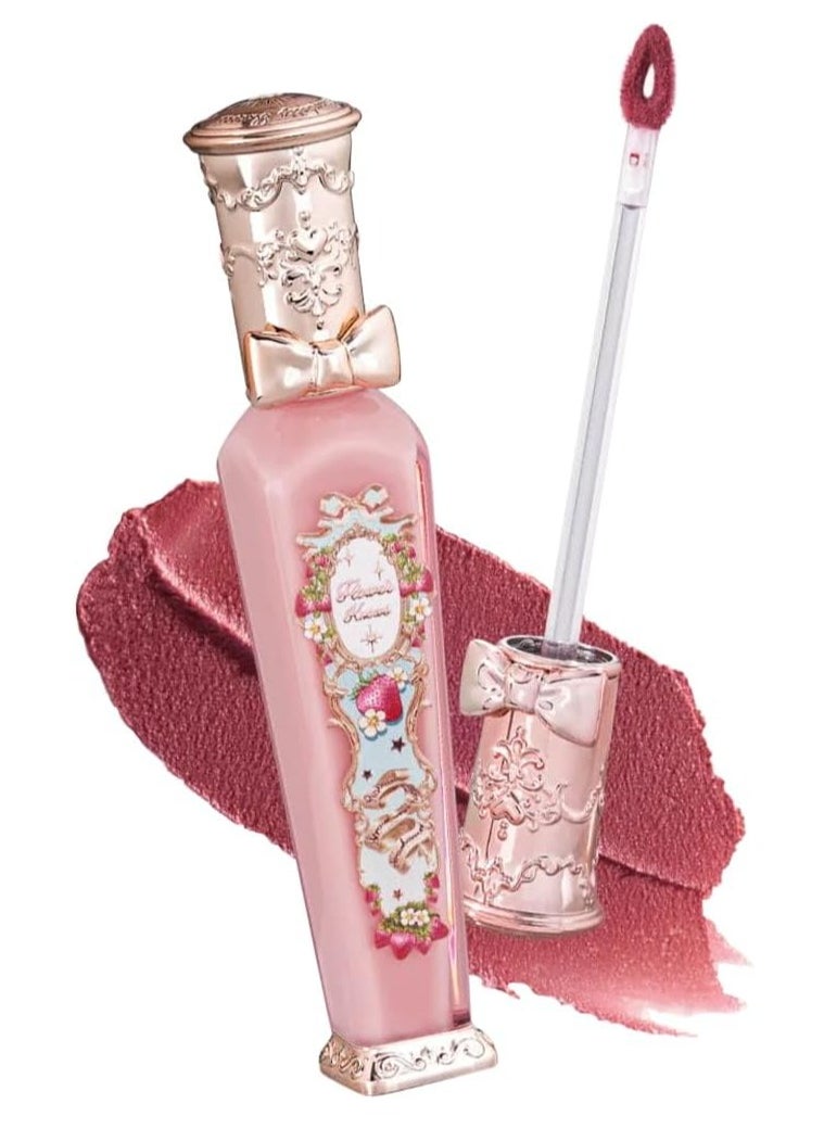 Flower Knows - Strawberry Rococo Series Cloud Lip Cream Lipsticks Women Beauty Cosmetic Lip Makeup Easy to Wear Natural Lipstick (06 Tea Break) - Image 1