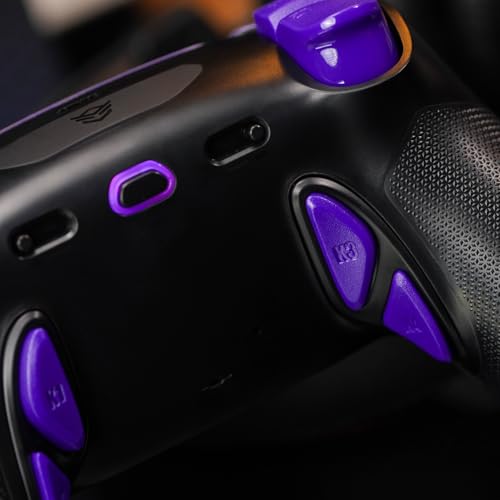 HEXGAMING PHANTOM Pro Controller with 4 Remappable Buttons, 6 Remapping Profiles, 8 Interchangeable Analog Stick, and Adjustable Triggers Compatible with ps5, PC, Mobile - Hall Effect Orochi - Image 3