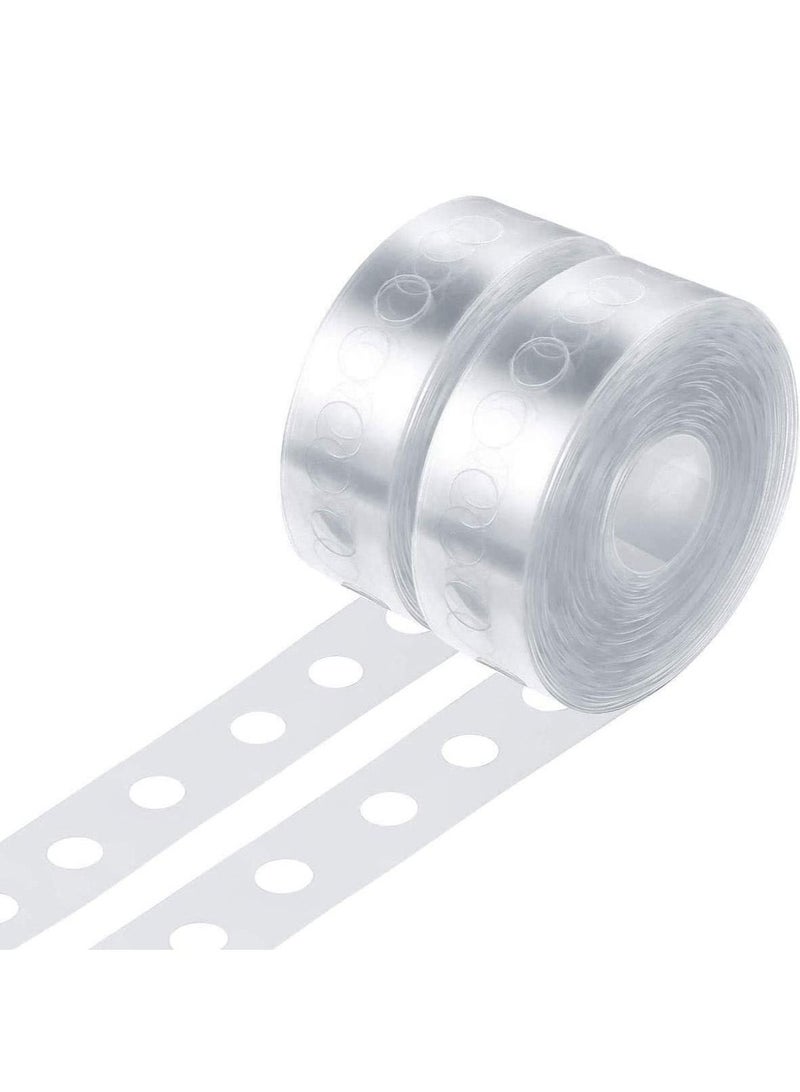 5M 16 Feet Clear Single Hole Balloon Decorating Strip Kit Balloon Arch Garland for Party Wedding Birthday Baby Shower Xmas Party Decorations 2Roll  - Image 1