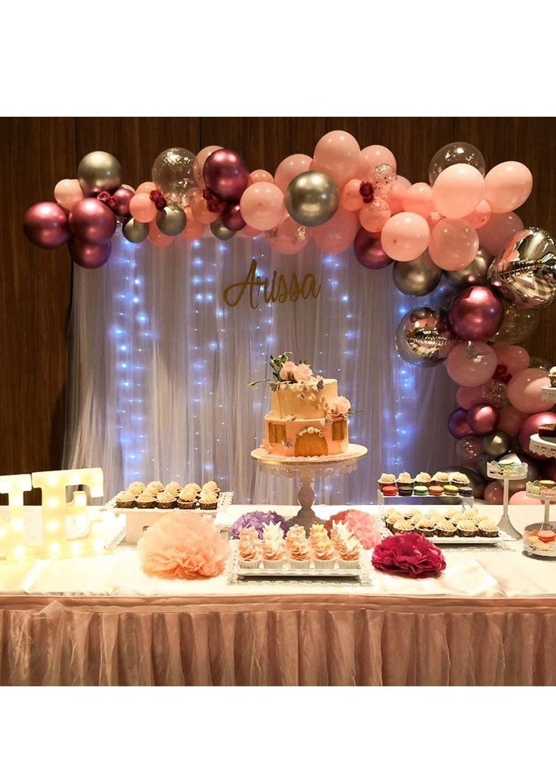 5M 16 Feet Clear Single Hole Balloon Decorating Strip Kit Balloon Arch Garland for Party Wedding Birthday Baby Shower Xmas Party Decorations 2Roll  - Image 2