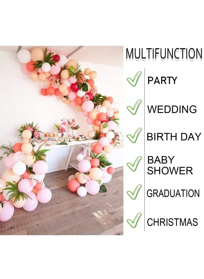 5M 16 Feet Clear Single Hole Balloon Decorating Strip Kit Balloon Arch Garland for Party Wedding Birthday Baby Shower Xmas Party Decorations 2Roll  - Image 5