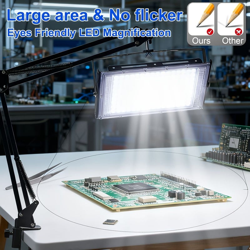 144 LED USB White Flood Light With Folding Stand 360 Degree Low Voltage 5V - Image 2