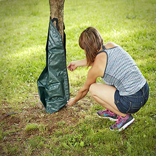Greenscapes Tree Watering Bag with Micro-Perforated Seams for Slow Release Drip 6-8 Hour Empty Time: Fits Up to 4 Inch Caliper, 20 Gallon Capacity (Pack of 1) - Image 3