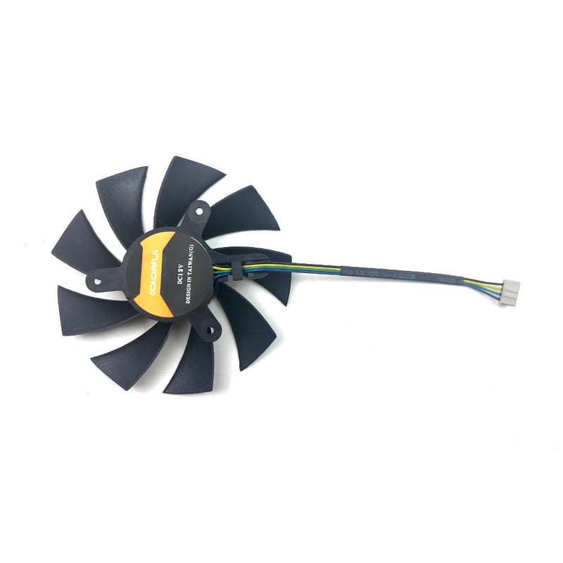 Laptop Parts Cooling Fan 85mm 4pin for Colorful for GeForce GTX1060 1050ti 1050 950 ITX Video Card Fans - Image 4
