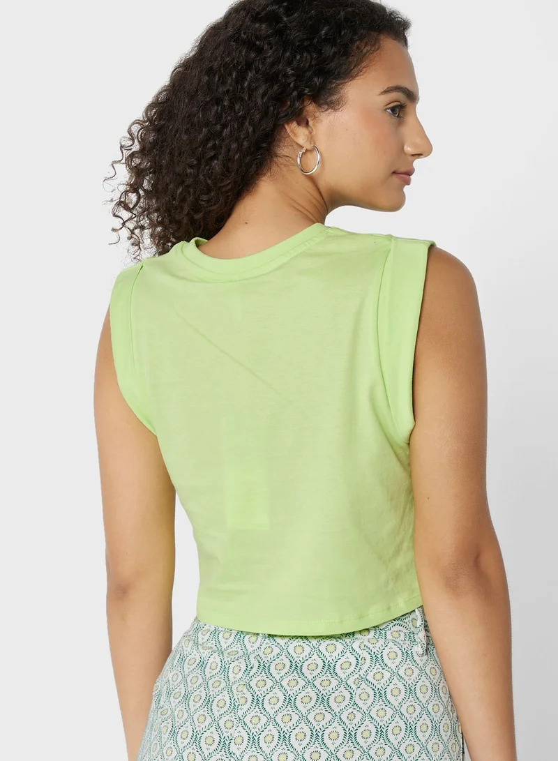 ONLY Ruched Detail Knitted Top
