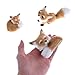 GUDVES Simulation Brown Fox Toy Furs Squatting Fox Model Home Decoration Animals World with Static Action Figures FoxB - Image 4