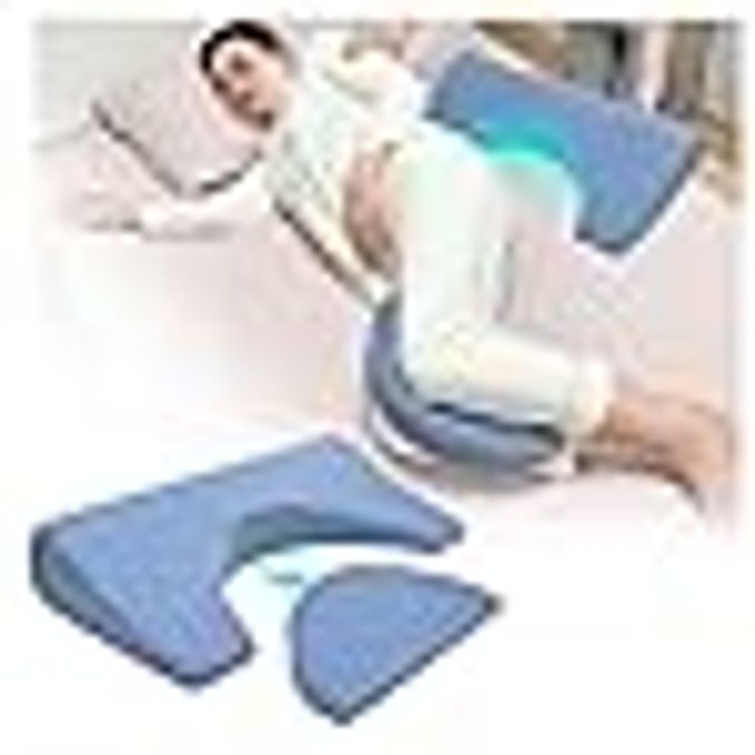 BED SORE TURNING WEDGE PILLOW FOR SIDE SLEEPING POSITIONING MEDICAL WEDGES PILLOWS FOR BEDSORE PRESSURE ULCER CUSHION ADULT INCLINE FOAM WEDGE PILLOW FOR BEDRIDDEN PATIENTS BACK PAIN RELIEF