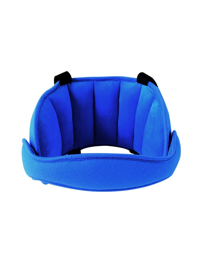 Child Seat Head Supports Baby Head Fixed Sleeping Pillow Kid Neck Protection Car Safety Playpen Headrest Adjustable Support Pad-Blue  - Image 3