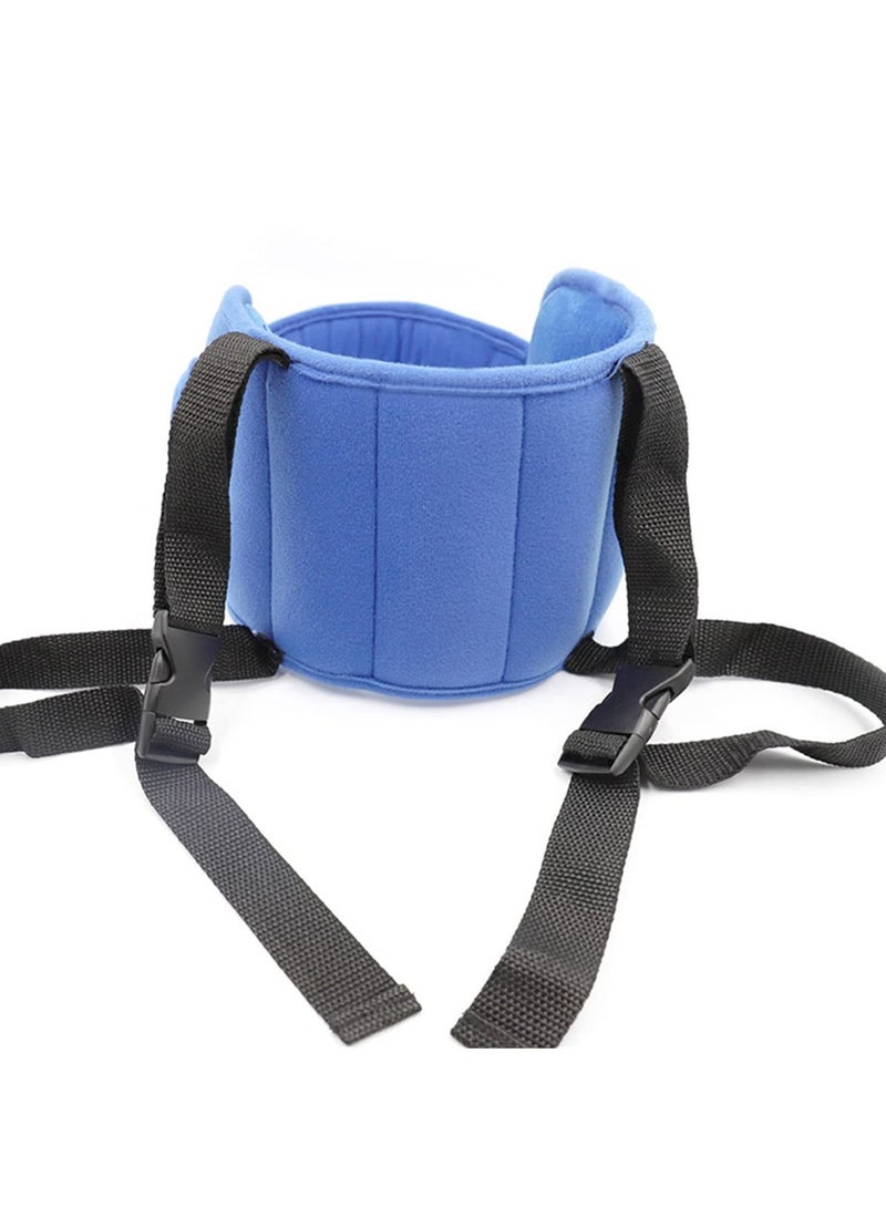 Child Seat Head Supports Baby Head Fixed Sleeping Pillow Kid Neck Protection Car Safety Playpen Headrest Adjustable Support Pad-Blue  - Image 5