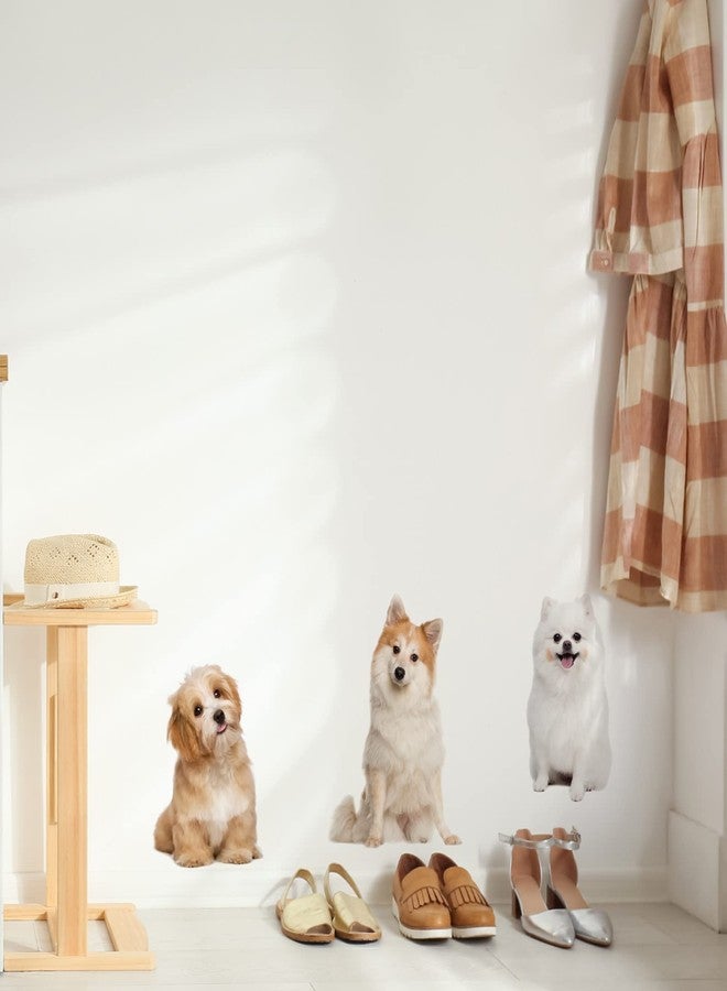 SUPERDANT 15 Styles Dogs Wall Sticker 3D Pet Dog Stickers Bone Paw Print Stickers Puppy Stickers Vinyl Wall Decor Sticker for Kids Boy Girl Baby Teen Bedroom Dog Lover Home DIY Decor - Image 3