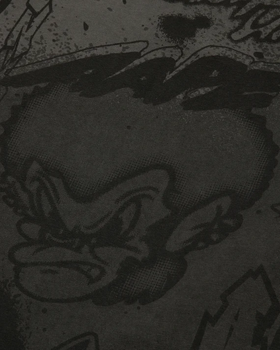 AAPE Moonface logo graffiti print tee