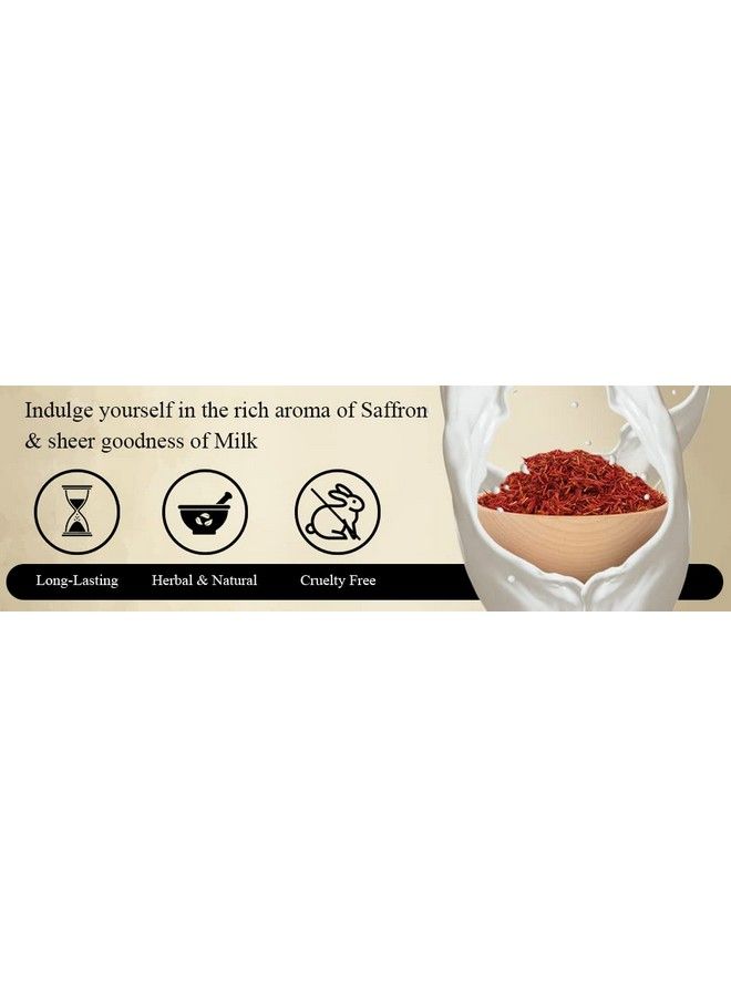 Anuved صابون كيسار المرطب الطبيعي والأعشاب؛ عبوة من 6؛ 125 جرام لكل منها؛ غني بماء غانجا ريشكش يحتوي على الزعفران والحليب لبشرة ناعمة ومتألقة خالي من البارابين خالي من القسوة - Image 5