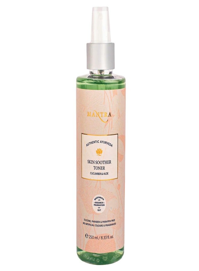 Mantra Herbal Skin Soother Toner with Cucumber & Aloe Vera - Hydrating, Soothing, Anti-Aging, Reduces Acne & Pores - 250ml - Image 1