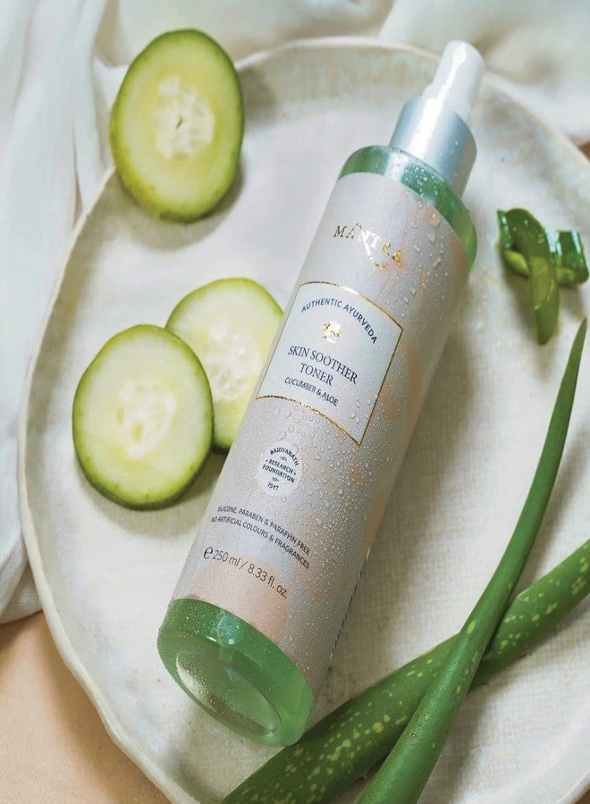 Mantra Herbal Skin Soother Toner with Cucumber & Aloe Vera - Hydrating, Soothing, Anti-Aging, Reduces Acne & Pores - 250ml - Image 5