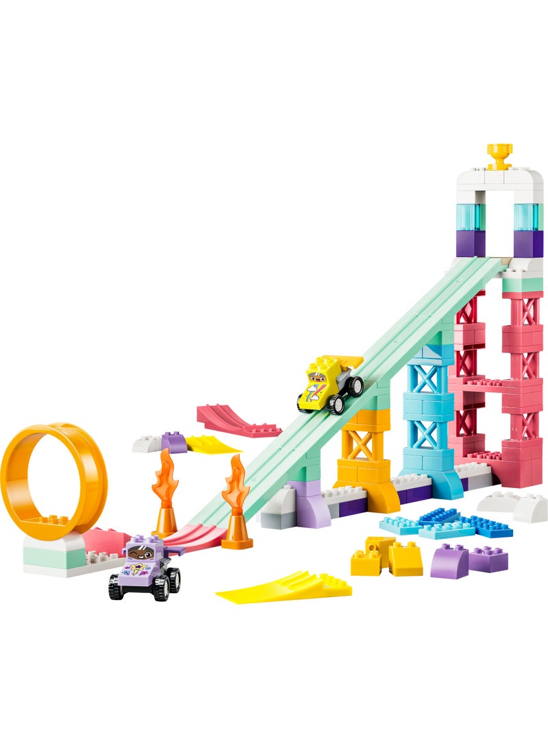 LEGO DUPLO 3 in 1 Creative Ramps with Vehicles Toy 10478 (Age 3+, 111 Pieces) - Image 2