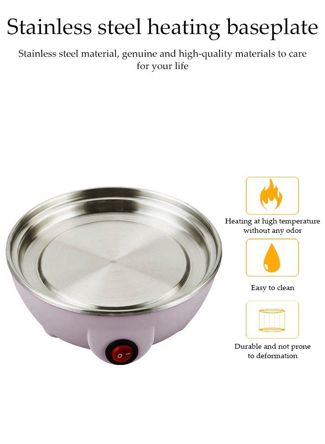 DUNISO Egg Steamer，Double-layer Egg Cooker，Rapid Egg Cooker，14-Egg Capacity，Mini and Portable,Easy to Clean,Used for Steaming Eggs, Corn, Sweet Potatoes, Buns, Dumplings，White - Image 5