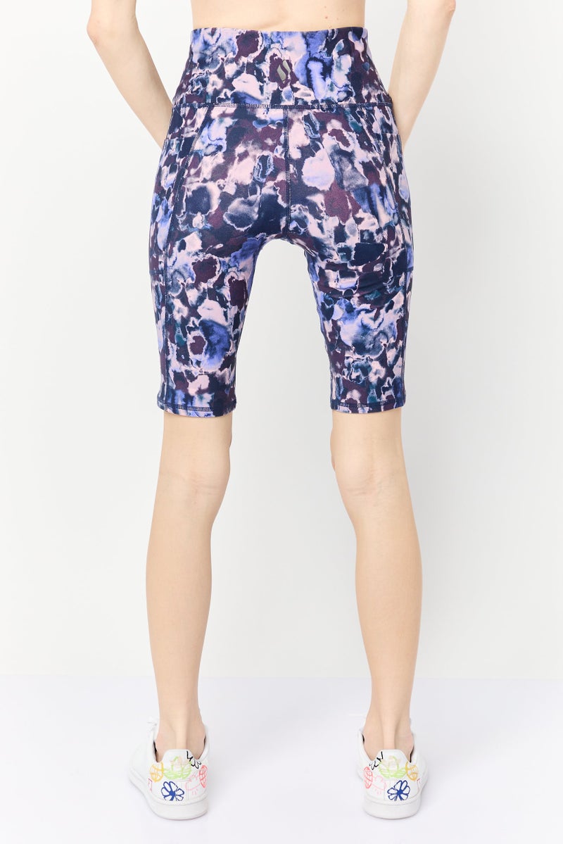 SKECHERS Women Sportswear Fit Biker Shorts, Multicolor - Image 2