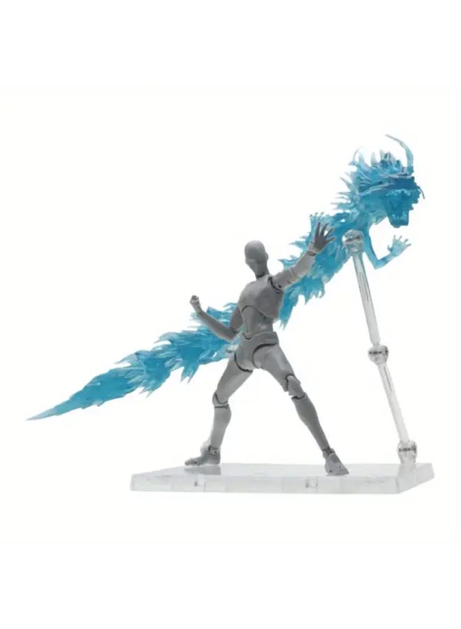 Red Master God And Fourth Generation Stand Set 11 Parts Special Effects Model Parts - Image 1