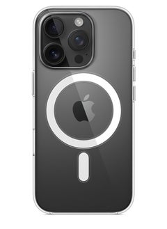 GEAR4 Magnetic Case Compatible with iPhone 16 PRO Case, Compatible with MagSafe Wireless Charging, Transparent Anti-Scratch Back Shockproof Protective Slim Thin Phone Case Cover, Clear (TPU + Tough Polycarbonate Back I 16ft Drop Protection Tested I Transparent)