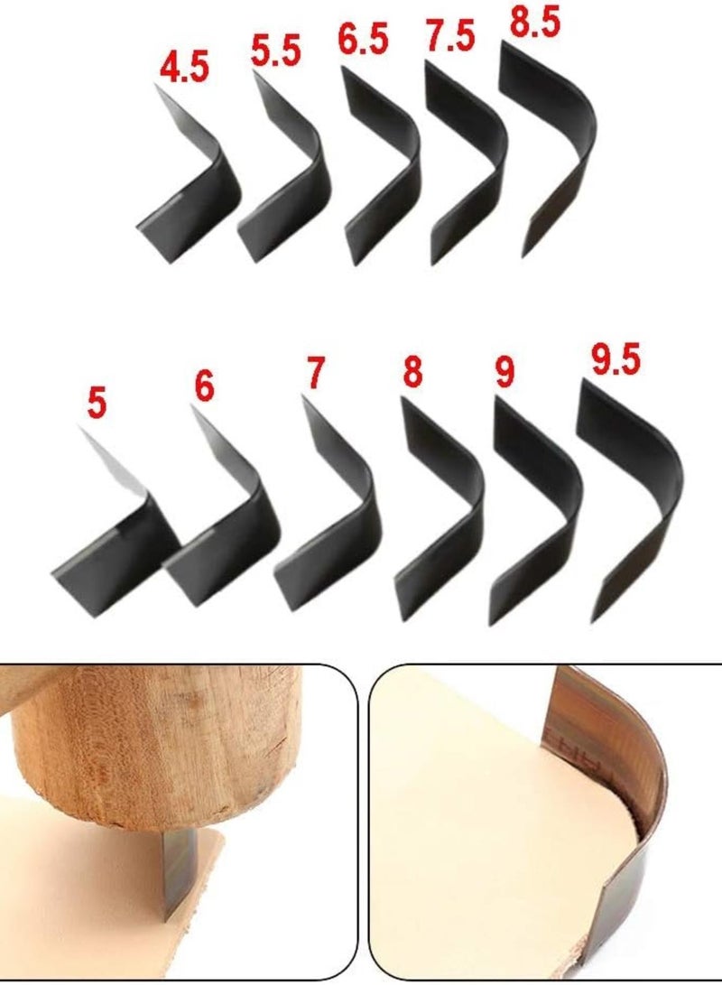 GGOOT DIY & Tools/Hardware 11pcs Cutting Dies Mold Wallet End DIY Corner Round Carbon Steel Edge Punching Craft Hole Punches Belt Leather Tool Set Handmade  - Image 2
