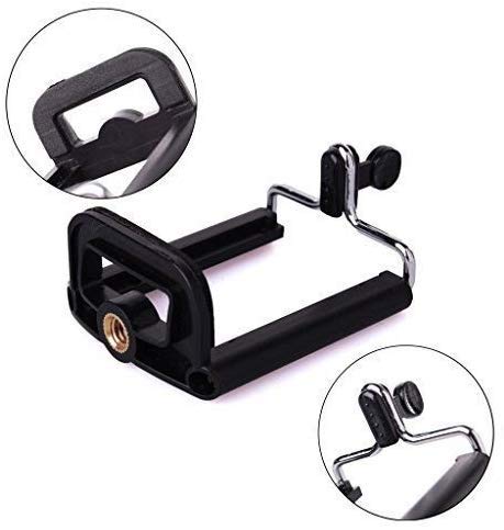 HUMBLE Camera Stand Clip Bracket Holder Tripod Monopod Mount Adapter for Mobile Phone - Black - Image 2
