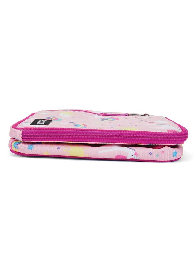 PACKIT PackIt Freezable Classic Lunch Box, Unicorn Sky Pink, Built with EcoFreeze Technology, Collapsible, Reusable, Zip Closure With Zip Front Pocket and Buckle Handle, Perfect for School Lunches  - Image 4