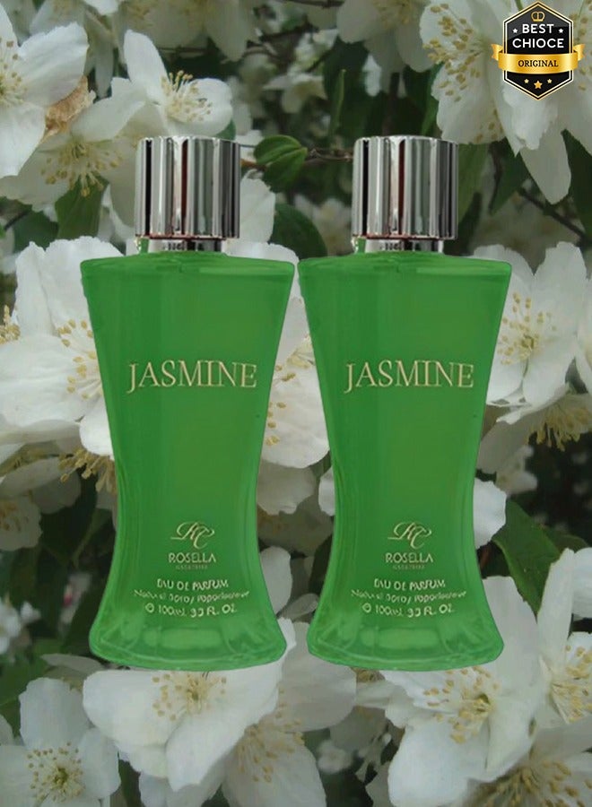 Rosella 2 Pieces Jasmine Perfume For Women 100ml EDP - Image 1