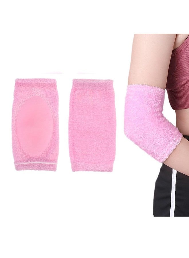 WenTigDY Elbow Moisturizing Sleeve Elbows Gel Cover Heel Socks Elbows Sleeves Elbow Pads for Exfoliating Soften Moisturizing Dry Cracked Skin Care 1 Pairs - Image 1