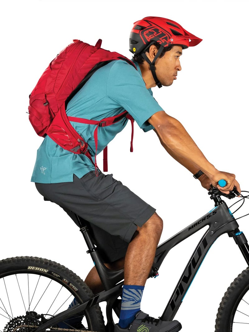 Osprey Raptor 10L Men's Biking Backpack with Hydraulics Reservoir, Black - Image 3