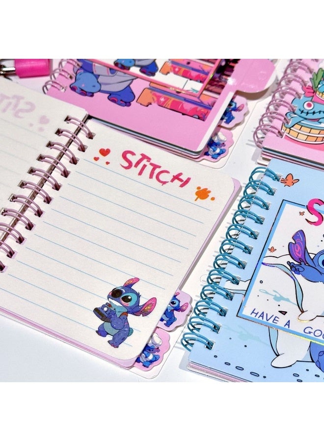 Stitch A7 Notebook with Key Lock 4 in 1 - Image 3