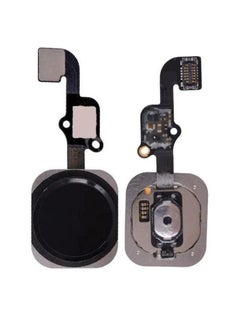 Generic Touch ID Sensor Home Button Key Flex Cable Replacement for iPhone 6 - Black 