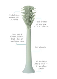 ezpz Baby Bottle Brush - sage  - Image 2