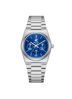BEVERLY HILLS POLO CLUB BEVERLY HILLS POLO CLUB BP3754X.390 Women Multi Function Display Watch & Metal Strap Silver  - Image 1